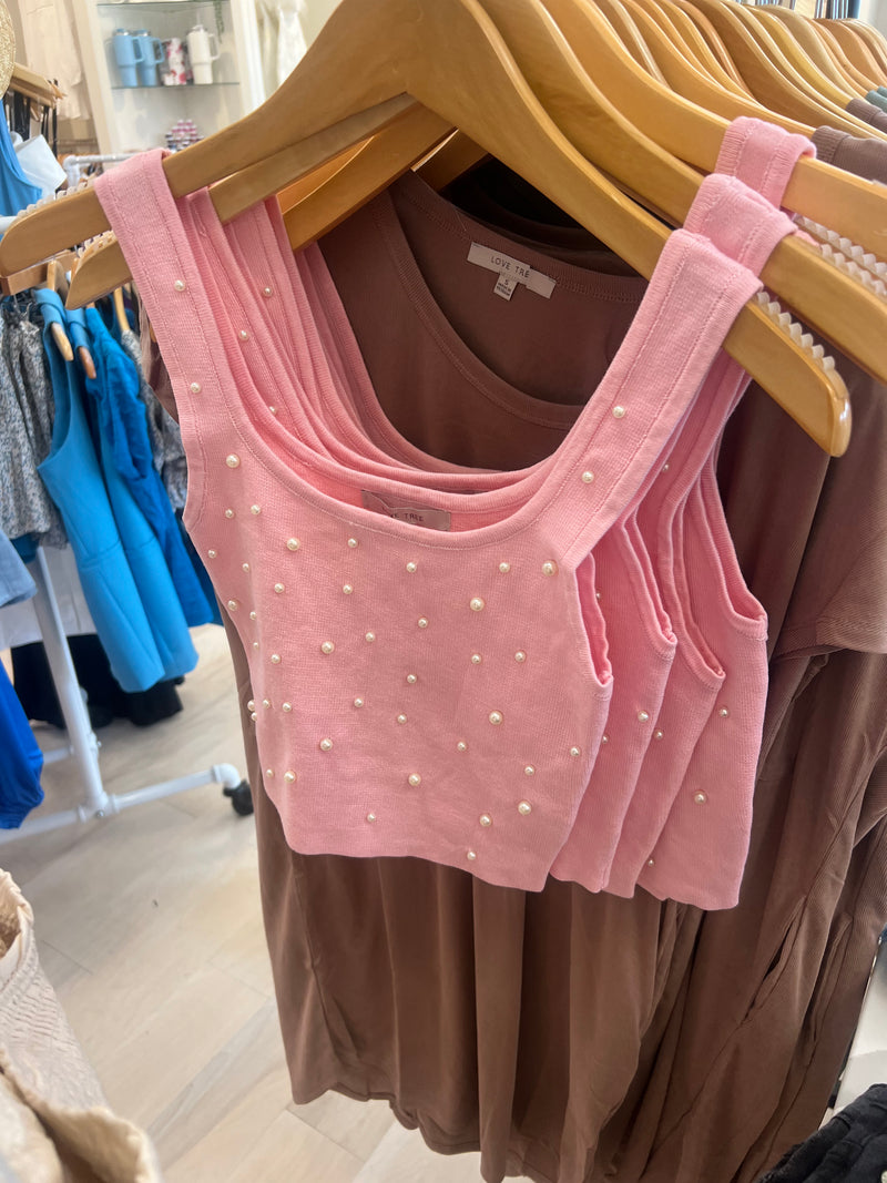 Sweetie Pearl Tank (Pink)