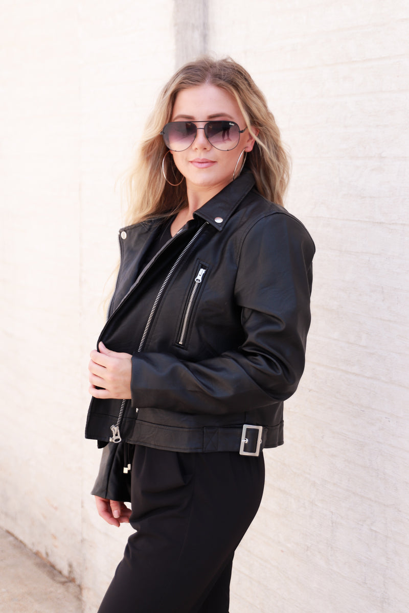 Harley Faux Leather Jacket